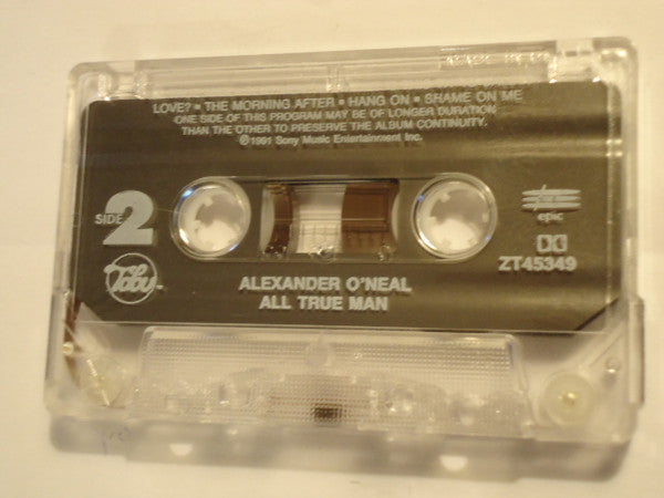 Alexander O'Neal - All True Man Cassette Tape Album (VG+ Condition) | Vintage R&B Music Collectible for Audiophiles & 90s Music Lovers