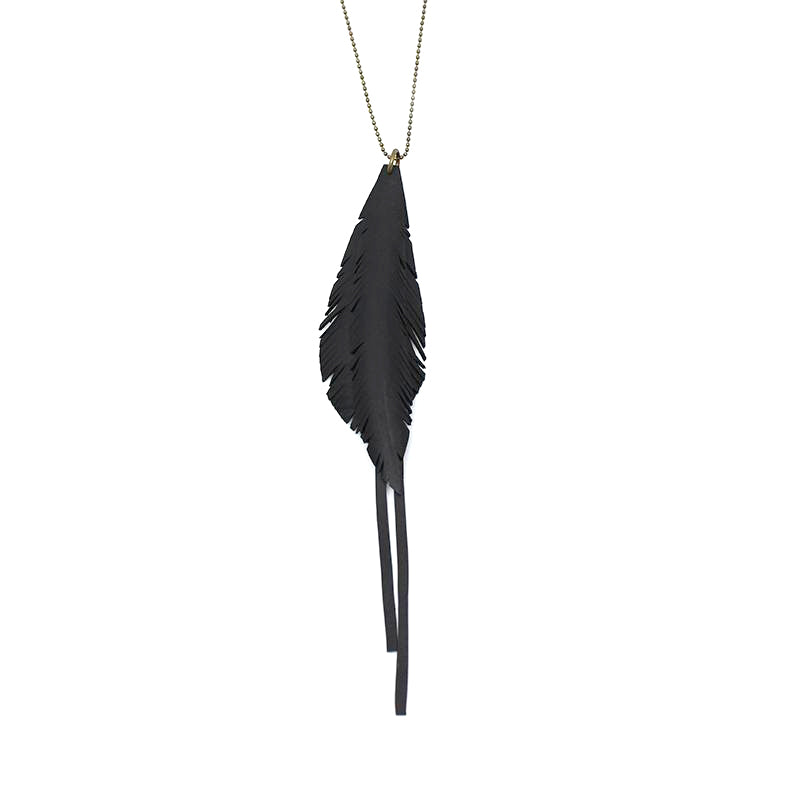 Double Feather and Tassel Necklace - Boho Chic Layered Statement Jewelry for Women | Handmade Beaded Necklace | Perfect for Festivals, Concerts & Boho Fashion