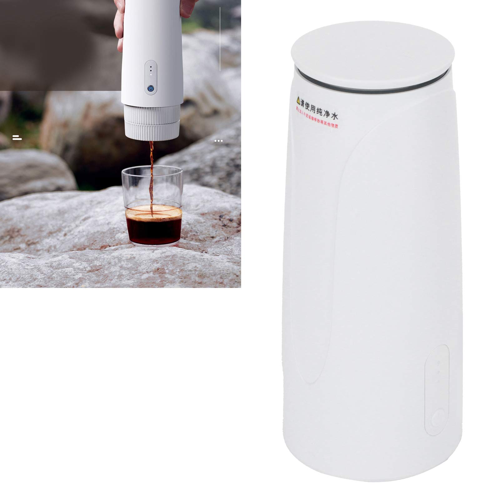 **YOUTHINK Portable Automatic Electric Coffee Maker - Dolce-Gust Capsule Compatible for Camping, Travel, Home & Office | Fast Heating & Compact Design**    *(Use Cases: Perfect for outdoor adventures, road trips, small kitchens, or busy workspaces!)*