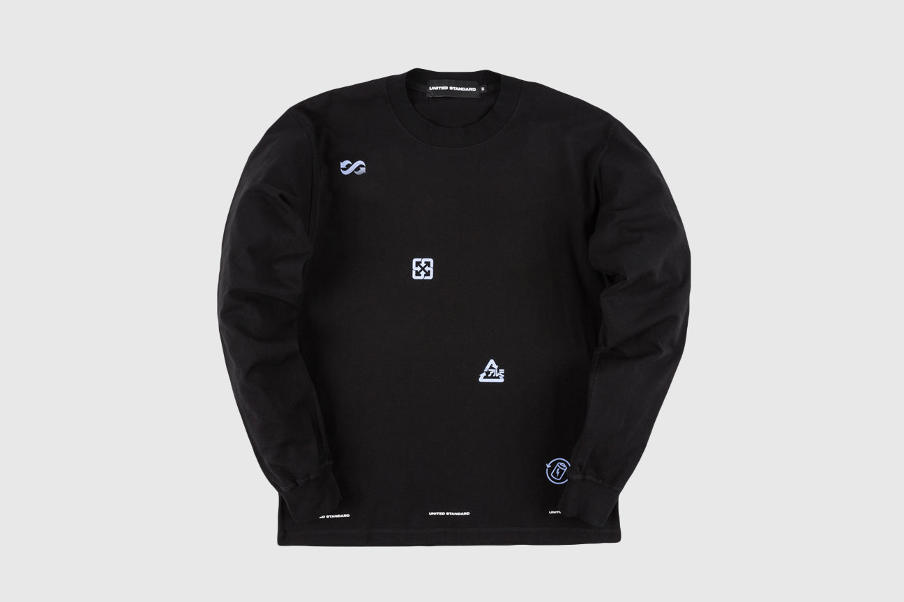 UNITED STANDARD X VIRGIL ABLOH Recycled Long Sleeve T-Shirt - Eco-Friendly Streetwear for Men | Perfect for Casual Wear, Urban Fashion & Sustainable Lifestyle