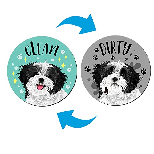 Black White Shih Tzu