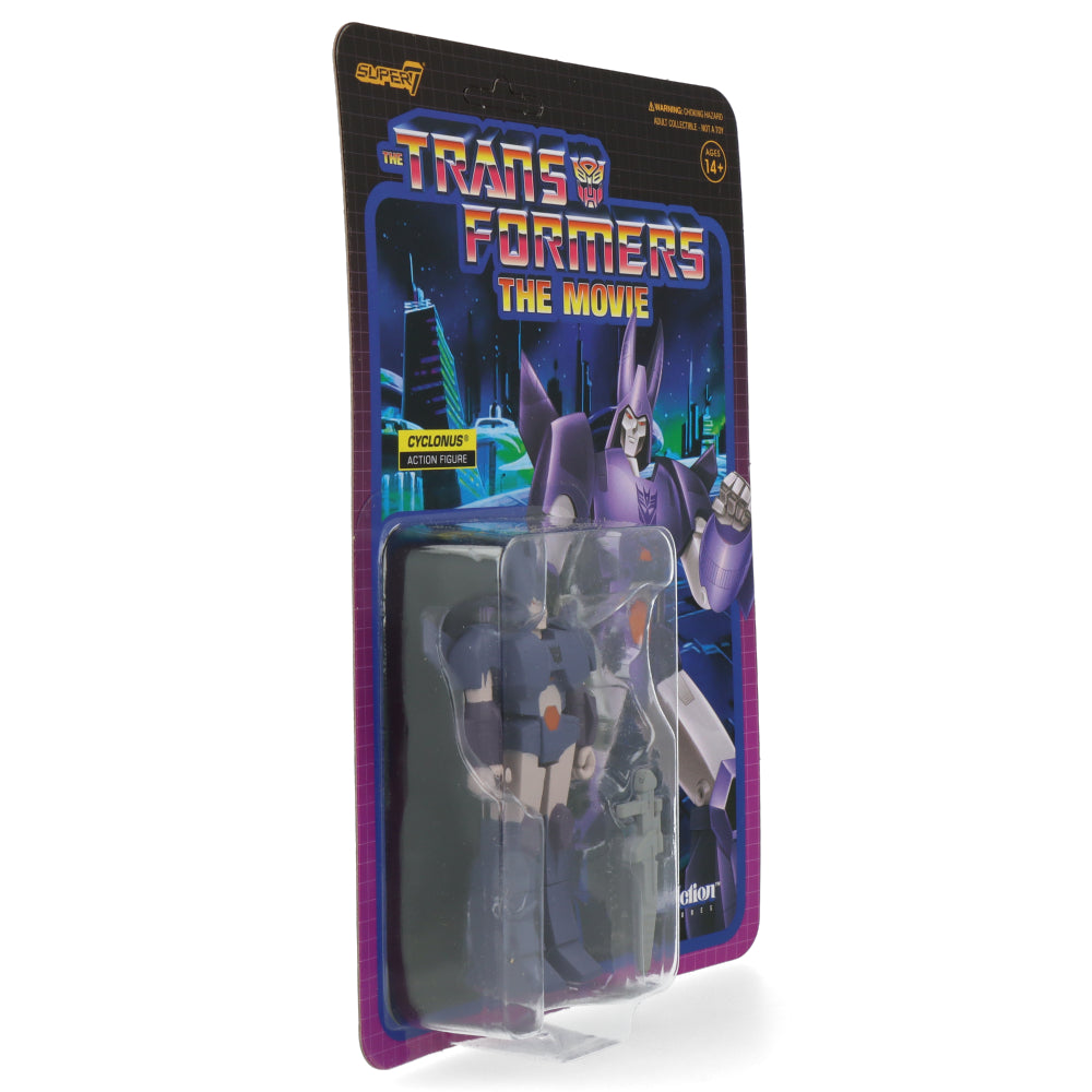 Cyclonus Transformers Wave 6 ReAction Figure - Collectible Action Figure for Fans & Display - Perfect for Toy Collections & Nostalgic Gift Giving