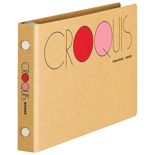 Maruman Mini Sketchbook Binder - Portable Artist Sketch Pad for Drawing, Doodling & Note Taking - Perfect for Travel, School & Art Class Supplies