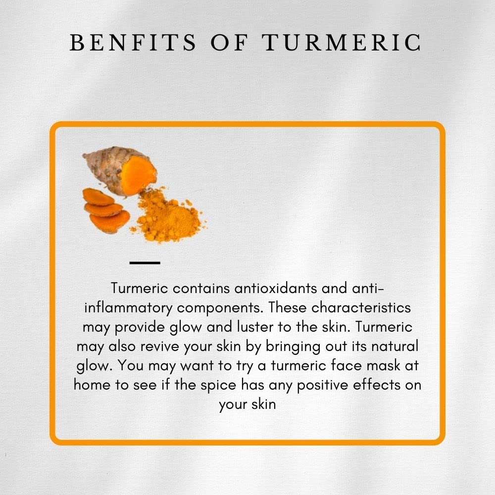 Valeda Turmeric Protective Cream for Fair & Glowing Skin - Coconut Butter & Wheat Germ Oil - Brightening Face Moisturizer for Dry Skin, Anti-Aging & Even Skin Tone - Perfect for Daily Skincare Routine & Nighttime Use