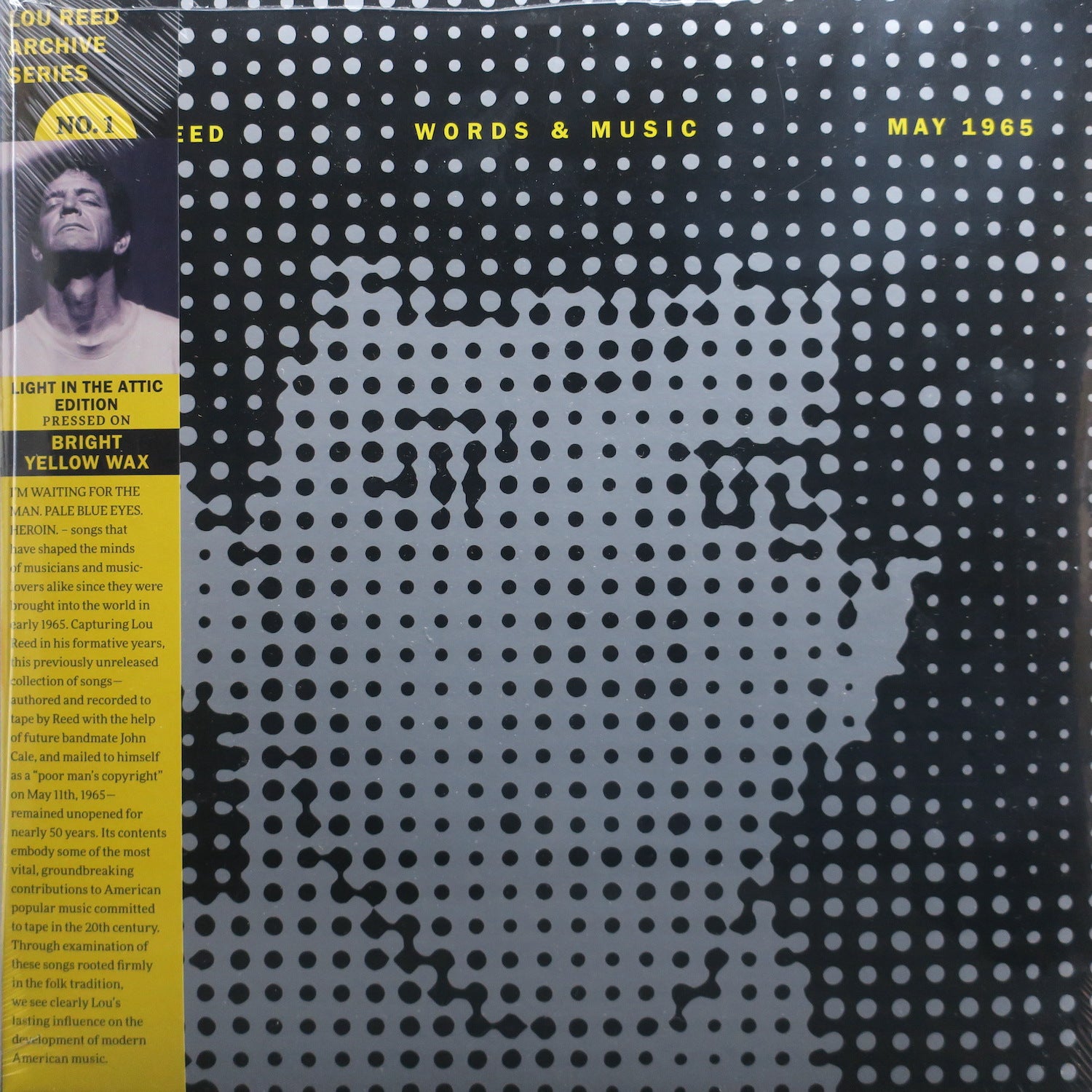 LOU REED 'Words & Music' Limited Edition Yellow Vinyl 2LP Record - Perfect for Vinyl Collectors & Music Enthusiasts, Great for Home Listening & Gifts
