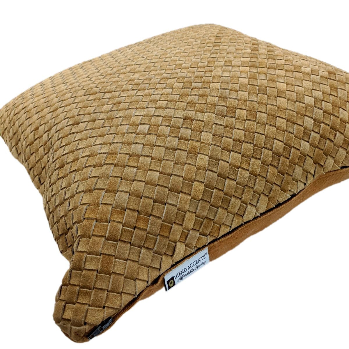 Premium Woven Suede Lumbar Pillow for Sofa & Bed - Supportive & Stylish Back Cushion for Living Room, Office, or Car
