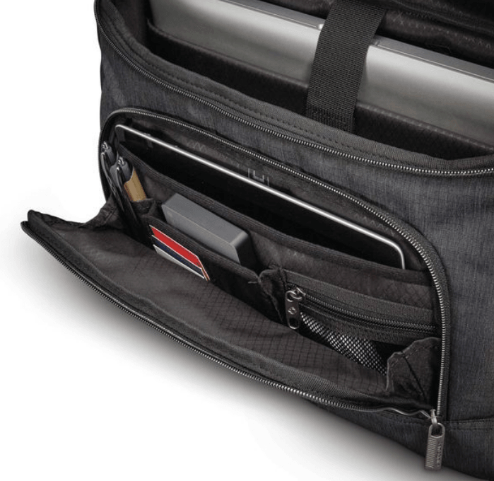 Samsonite Modern Utility Messenger Bag - Durable Laptop Briefcase for Work & Travel - Perfect for Business Professionals & Commuters