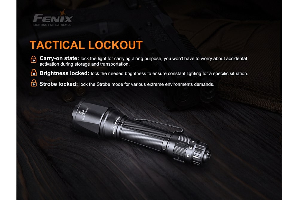Fenix TK11 TAC LED Tactical Flashlight 1600 Lumens - High-Intensity Rechargeable Flashlight for Outdoor, Camping, Hunting & Emergency Use