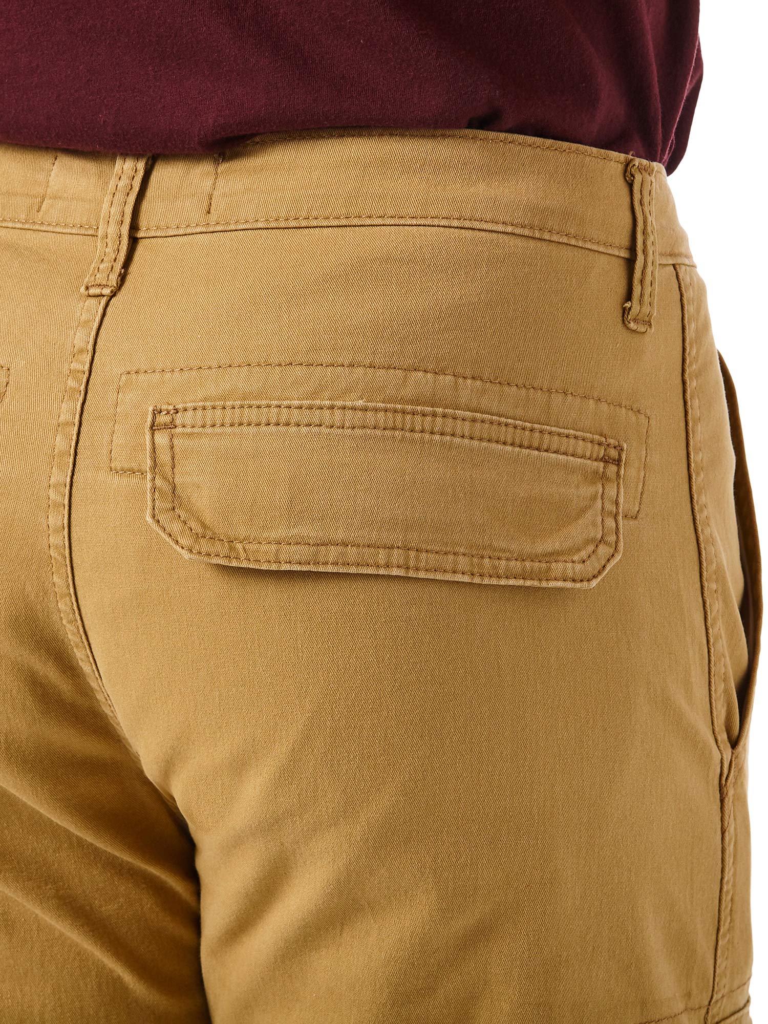Wrangler Authentics Men's Regular Tapered Cargo Pants - Durable Work & Outdoor Pants for Hiking, Camping & Casual Wear