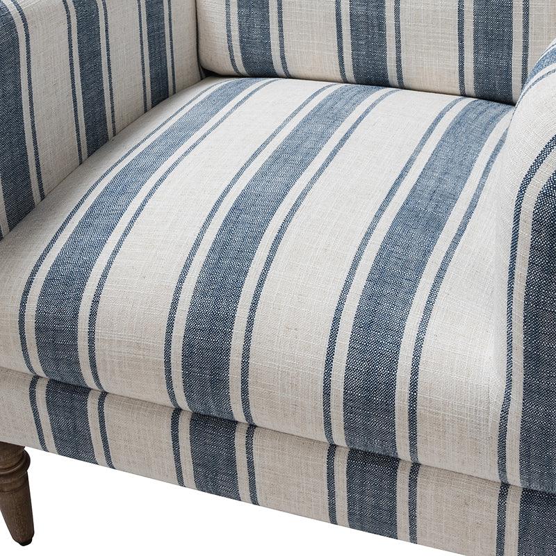 Quentin Upholstered Armchair - Modern Accent Chair for Living Room, Bedroom & Office - Comfortable Lounge Chair with Soft Fabric & Sturdy Wooden Legs