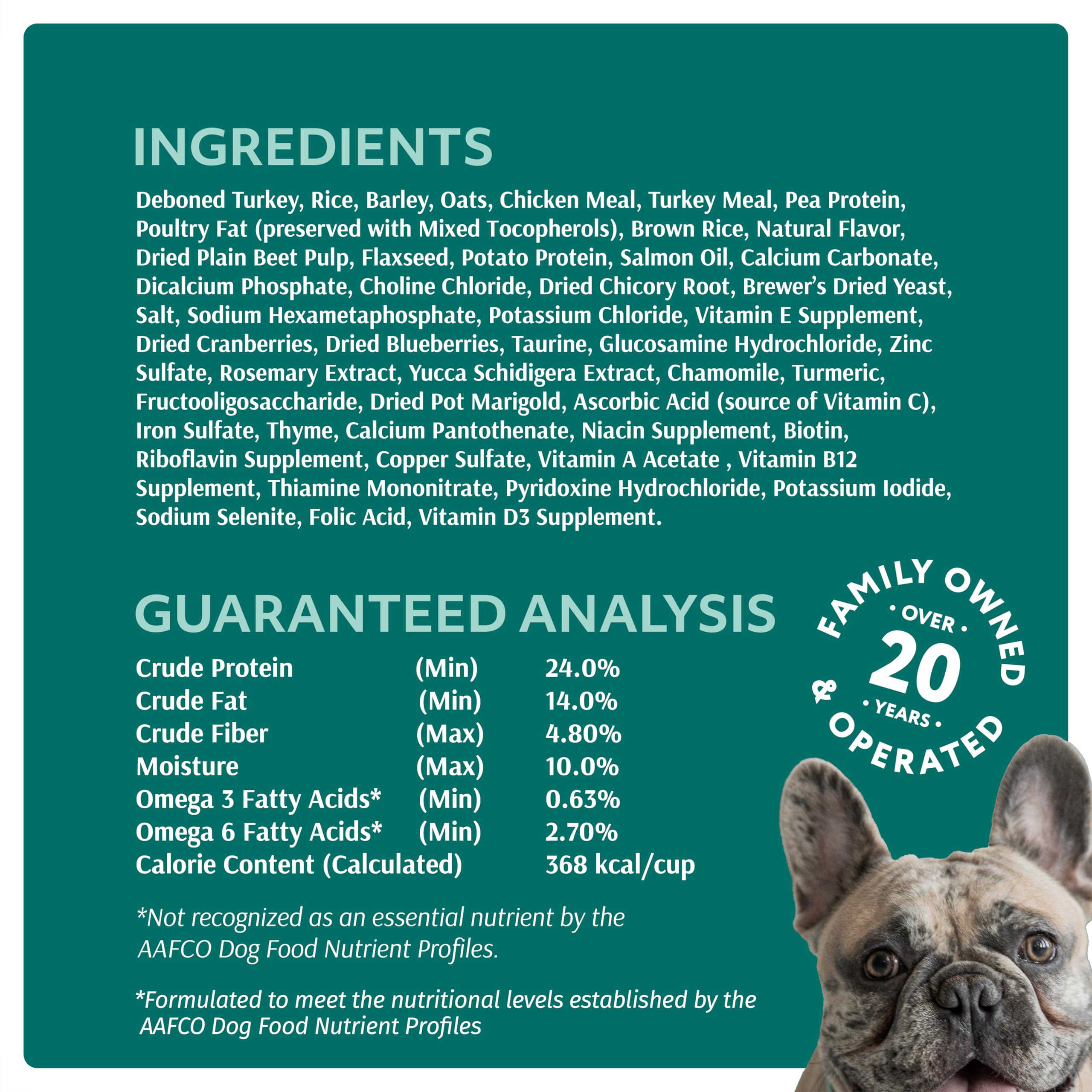 Optimal Dry Dog Food for Medium Dogs - High-Protein Turkey & Rice Recipe - Supports Healthy Digestion & Joint Health - 8.8 lb Bag - Perfect for Active Medium Breeds Like Labradors & Beagles - Made in Ukraine