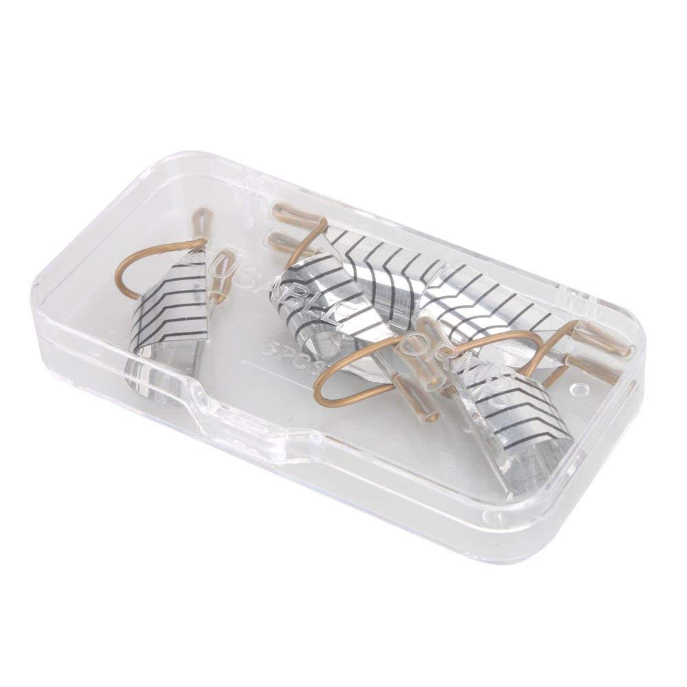 Vktech 10 PCS Reusable Acrylic Nail Forms Kit - Professional Nail Extension Tools for DIY Manicure & Salon Use - Perfect for Gel, Acrylic & Polygel Nail Art