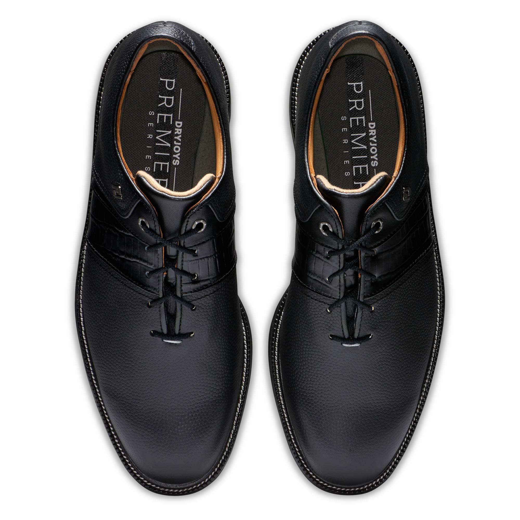 FootJoy Men's Premiere Series Packard Spiked Golf Shoes - Waterproof & Comfortable for Walking Course - Ideal for Professional Golfers & Weekend Players