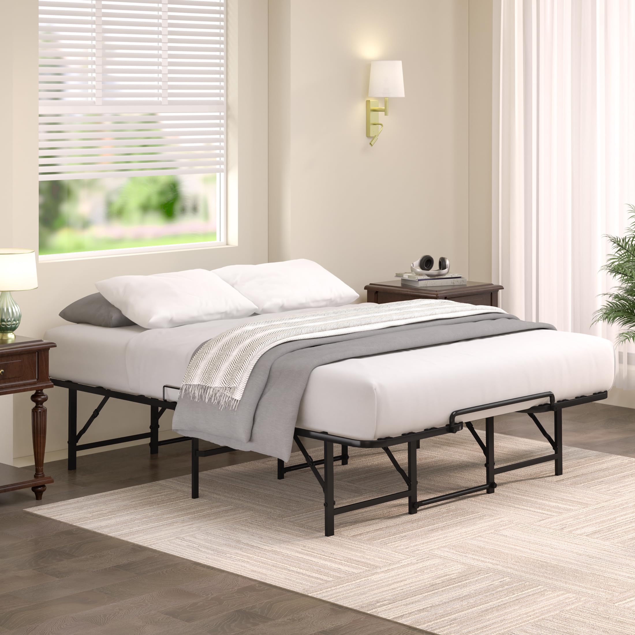 Queen Size Foldable Bed Frame - 14.2