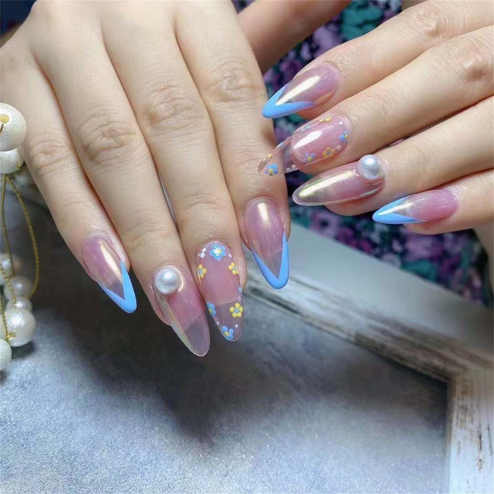 Clear Silicone Nail Stamper - Transparent French Tip Nail Art Stamping Tool Kit for Manicure | Perfect for DIY Nail Design, Salon Use & Professional French Manicures