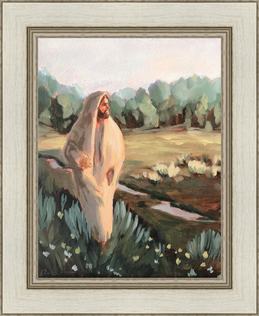 Be Thou Humble by Amber Whitworth - Inspirational Christian Wall Art for Home & Office Decor - Perfect for Living Room, Bedroom, or Gift