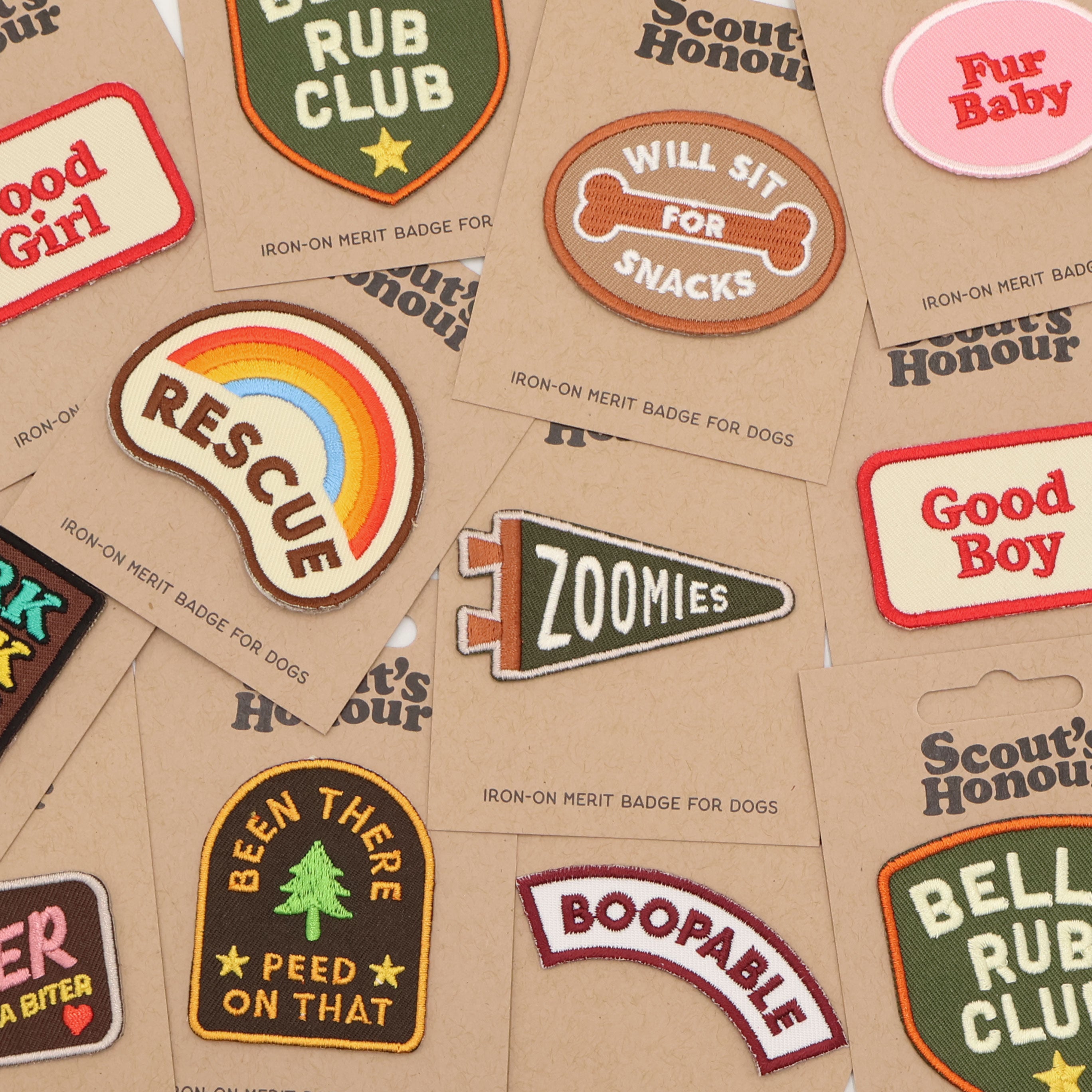 Scouts Honour Patches - Premium Embroidered Badges for Boy Scouts & Girl Scouts - Perfect for Uniforms, Vests, and Camping Gear