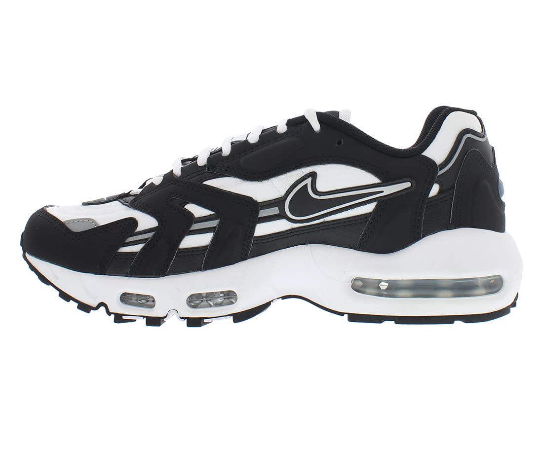 Nike Men's Air Max 96 II Running Shoes - White/Black-Black (DH4756 100) | Comfortable Athletic Sneakers for Jogging, Gym & Casual Wear