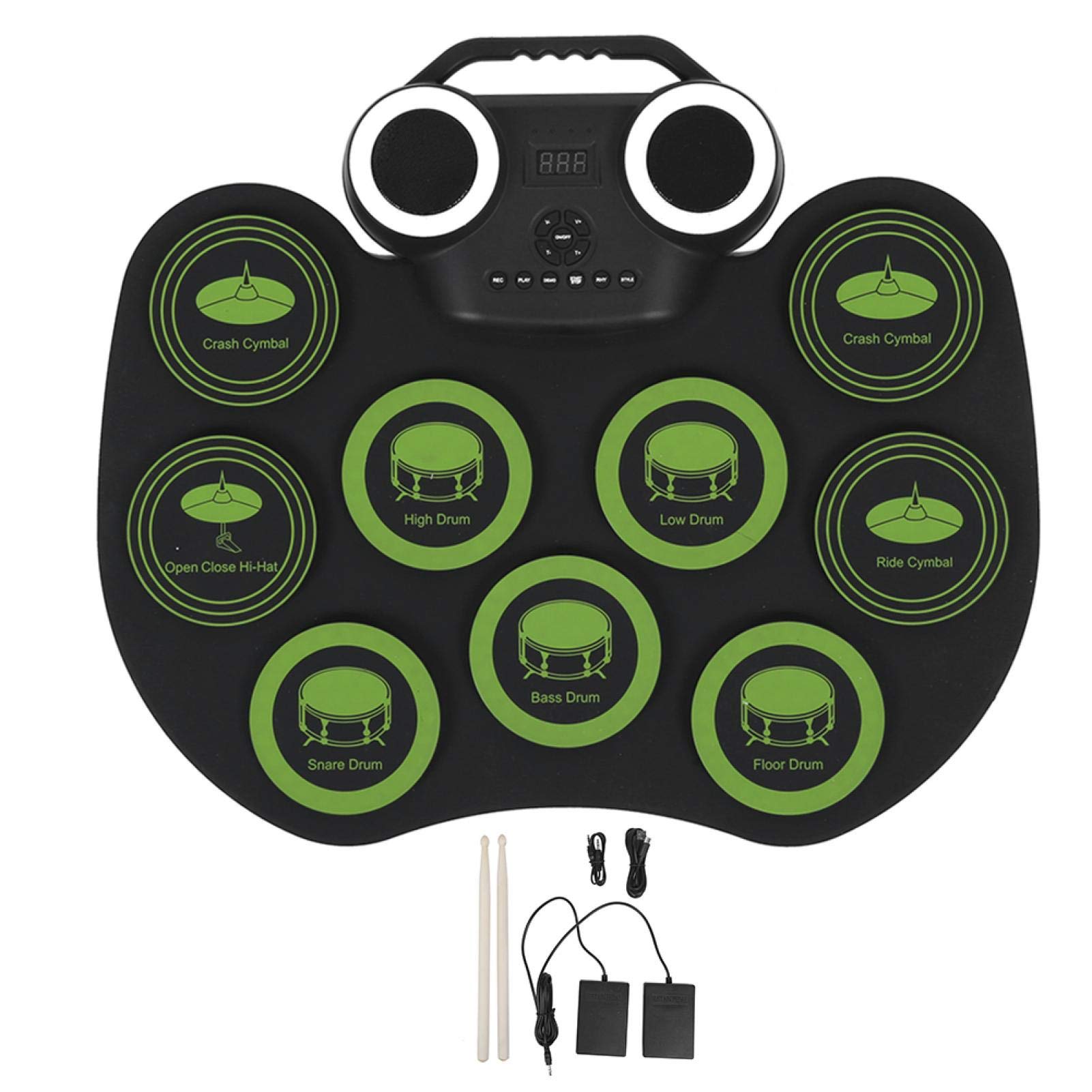 Best Electronic Drum Kit for Kids - Portable USB Electric Drum Set with Built-in Double Speakers & MP3 Input | Perfect for Home Practice, Music Gifts & Beginner Drummers