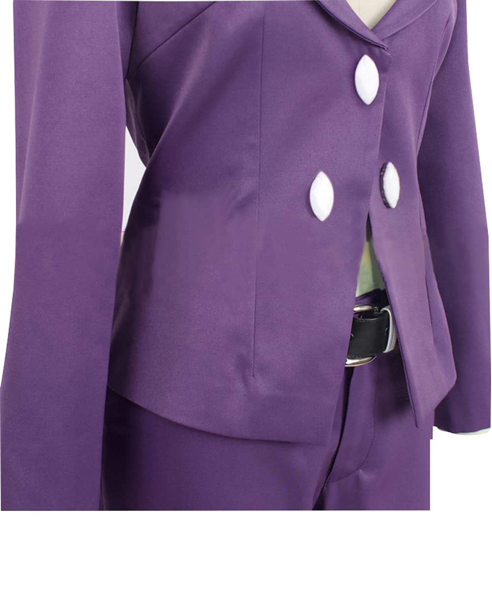Premium Anime Cosplay Costume - Shion Purple Suit with High-Quality Fabric | Perfect for Halloween, Comic Con, and Cosplay Events