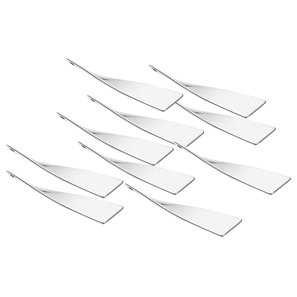 10 Pack Metal Flat Triangle Blank Engraving Charms - Ashes Jewelry Pendants for Necklace & Bracelet Making - Perfect for Memorial, Keepsake & DIY Jewelry Crafting