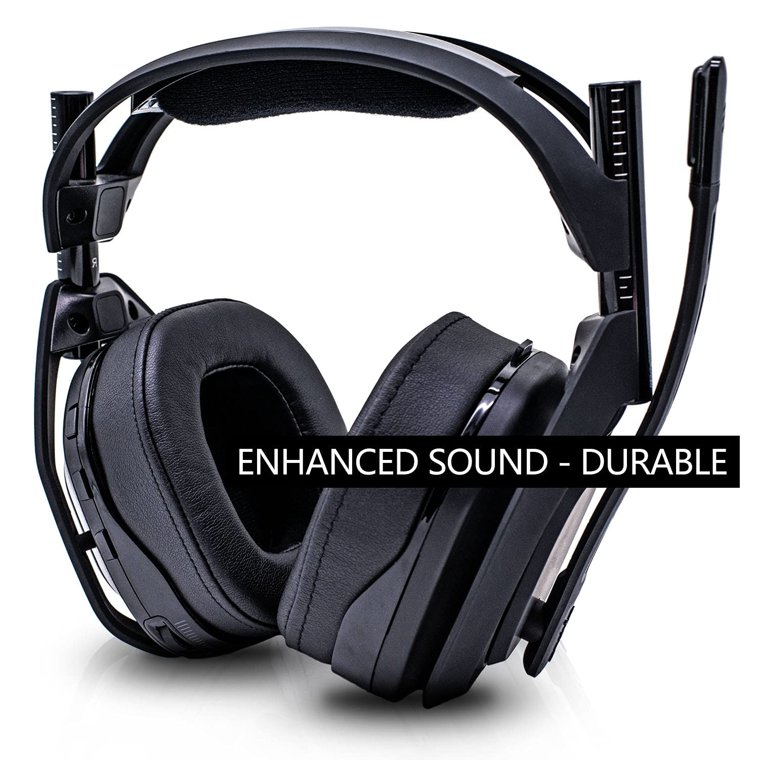 CCRE Replacement Earpads for Astro A50 GEN4 Headset - Premium Mod Kit Ear Cushions & Cups (Black) - Perfect for Gaming, Streaming & Long Wear Comfort