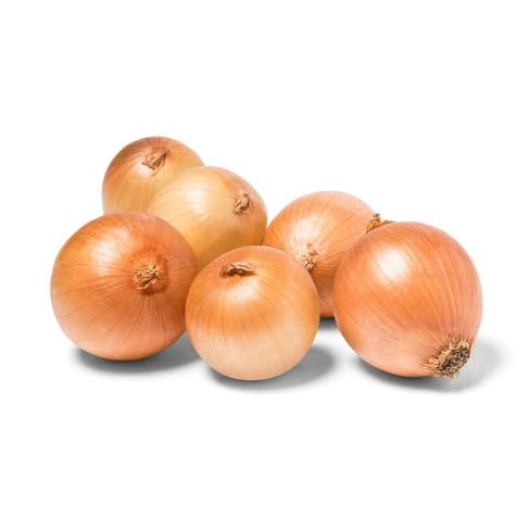 Fresh Yellow Onions - USA Grown, Non-GMO, Bulk 10lb Bag | Perfect for Cooking, Salads & Meal Prep | High-Quality Fresh Produce for Restaurants & Home Chefs
