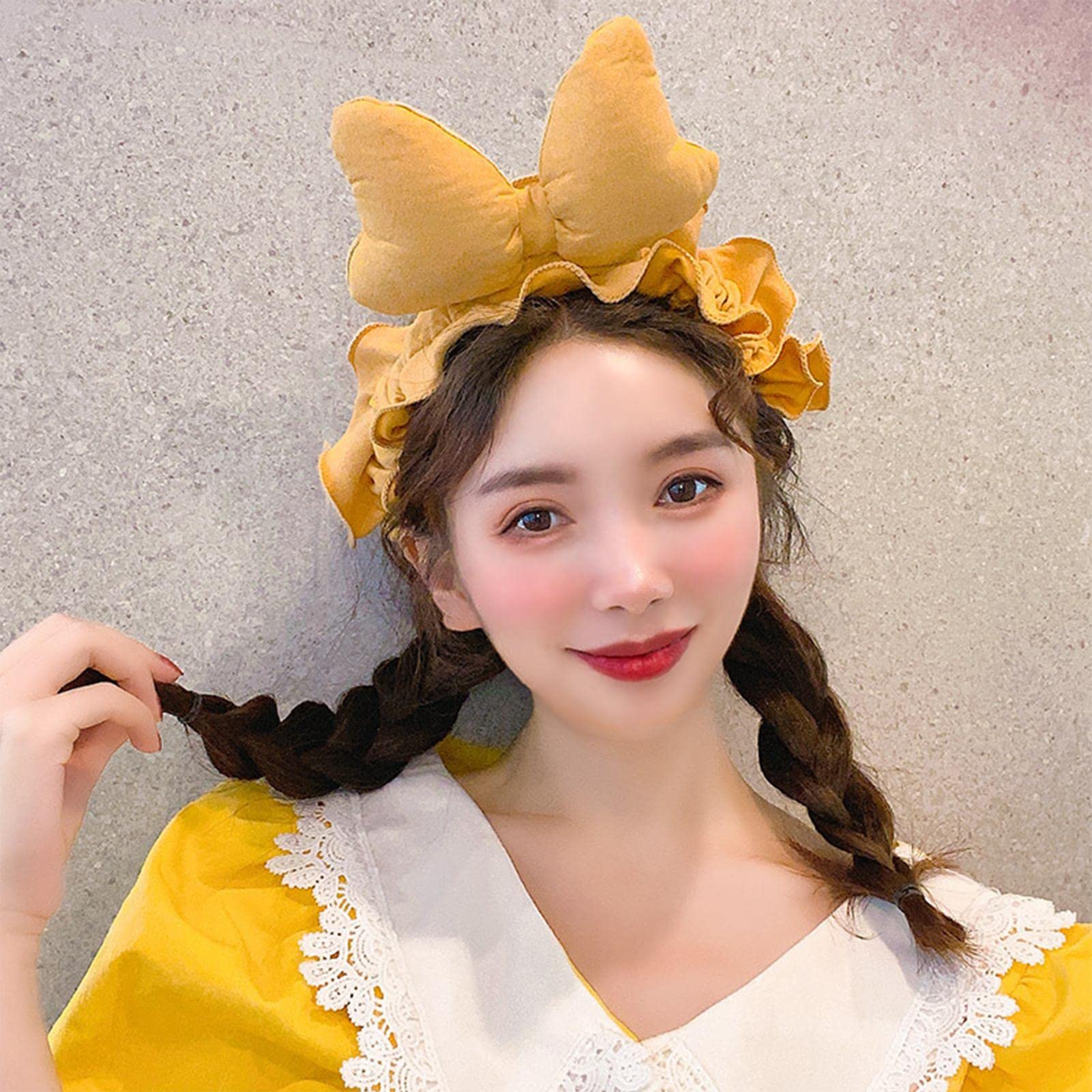 Elegant Bow Headband for Women & Girls - Stretchable Hair Bands with Cute Bows - Perfect for Weddings, Parties, and Everyday Fashion Accessories