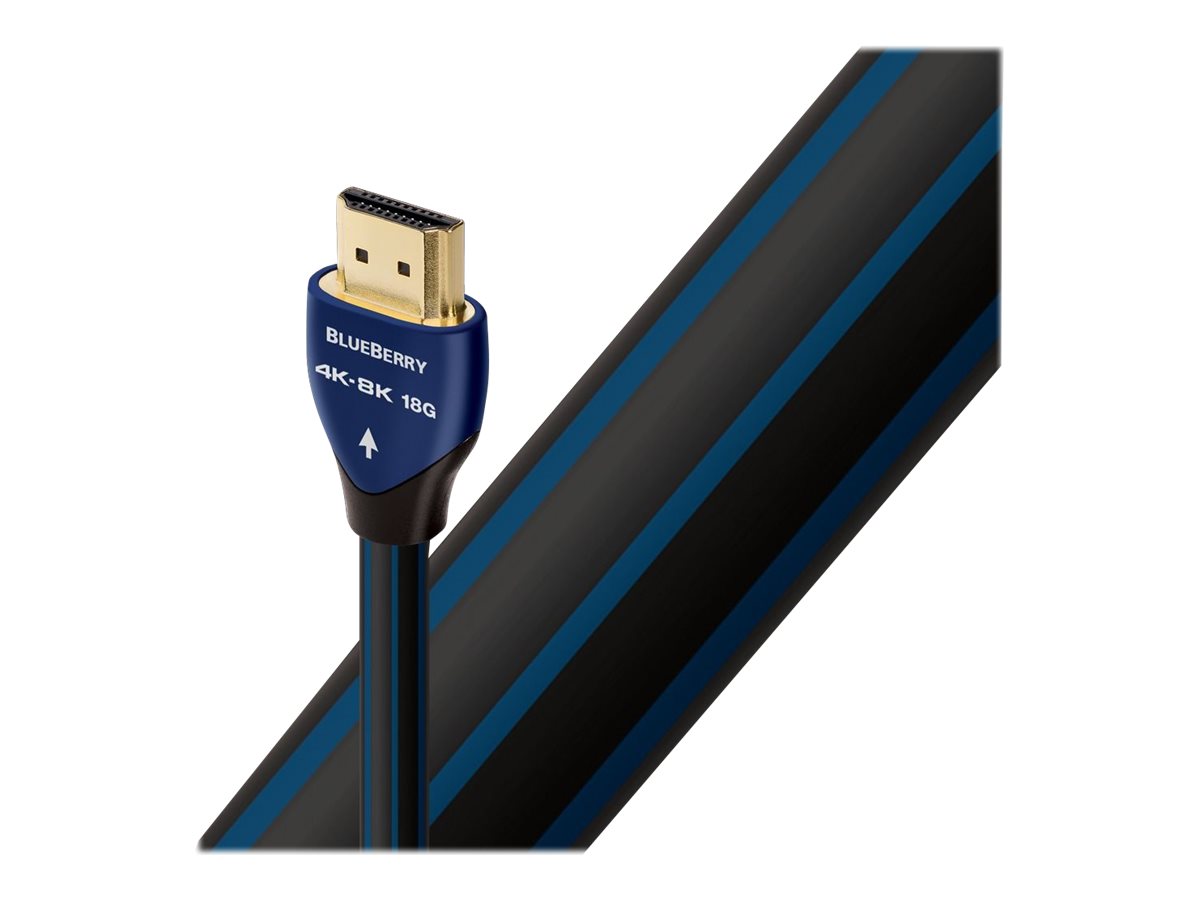 Audioquest Blueberry HDMI 18 Cable - High-Speed 4K 60Hz HDR Premium HDMI Cord for Home Theater, Gaming, and Streaming (6 Feet)