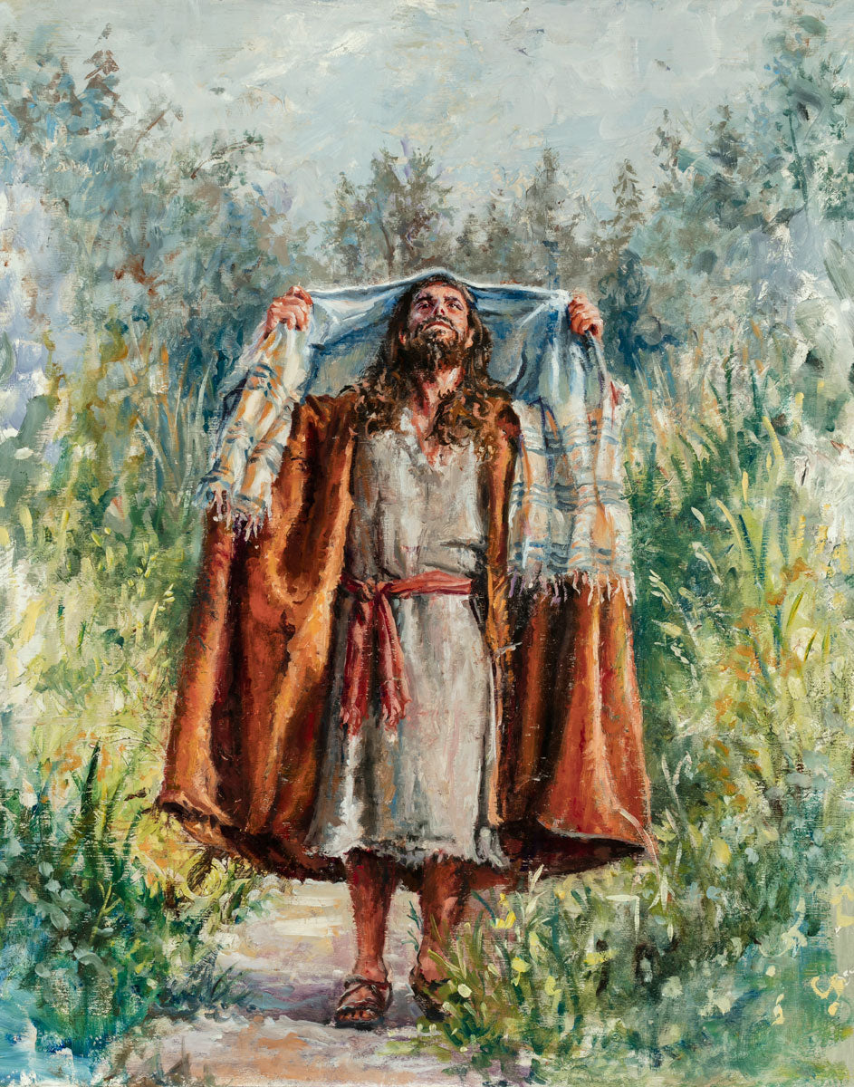 Jesus in the Wilderness - Religious Wall Art for Home & Church Decor - Inspirational Christian Gift for Prayer & Meditation Spaces