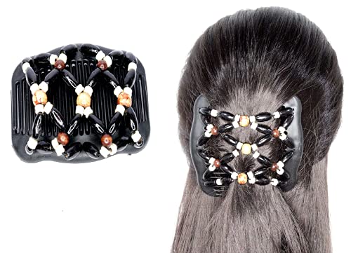 Pelo Hair Combs Clip - Beaded Hair Clips for Women & Girls - Multi Color Hair Accessories (M16) - Perfect for Weddings, Parties & Everyday Styling