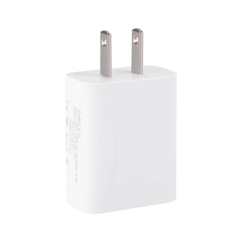 ACEHE 18W Fast Wall Charger with Quick Charge 3.0 - USB-A Power Adapter Compatible with iPhone 14/13/12 Series, AirPods Pro, iPad & Samsung Galaxy - Perfect for Home, Office & Travel (1 Pack)