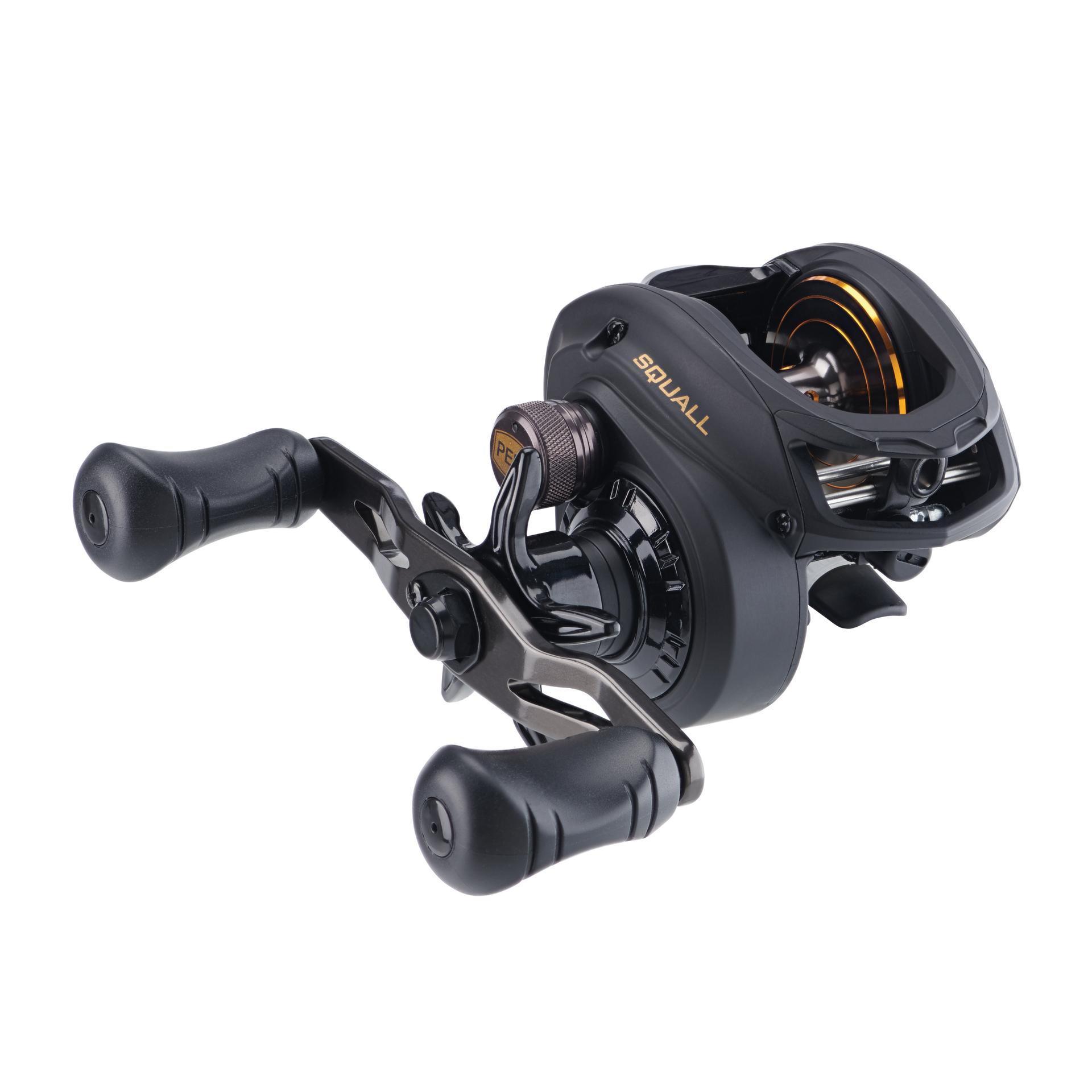 Squall® Baitcast Fishing Reel - High Performance Saltwater & Freshwater Fishing Gear for Bass, Trout, and Walleye - Perfect for Casting, Trolling, and Surf Fishing