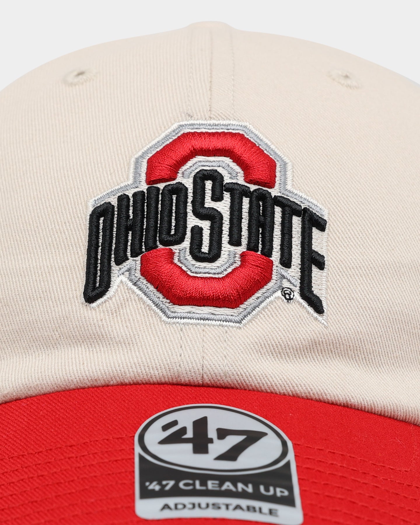 47 Brand Ohio State Buckeyes NCAA Adjustable Strapback Hat - Official Licensed Buckeyes Baseball Cap for Men & Women - Perfect for Game Day, Tailgating and College Sports Fans