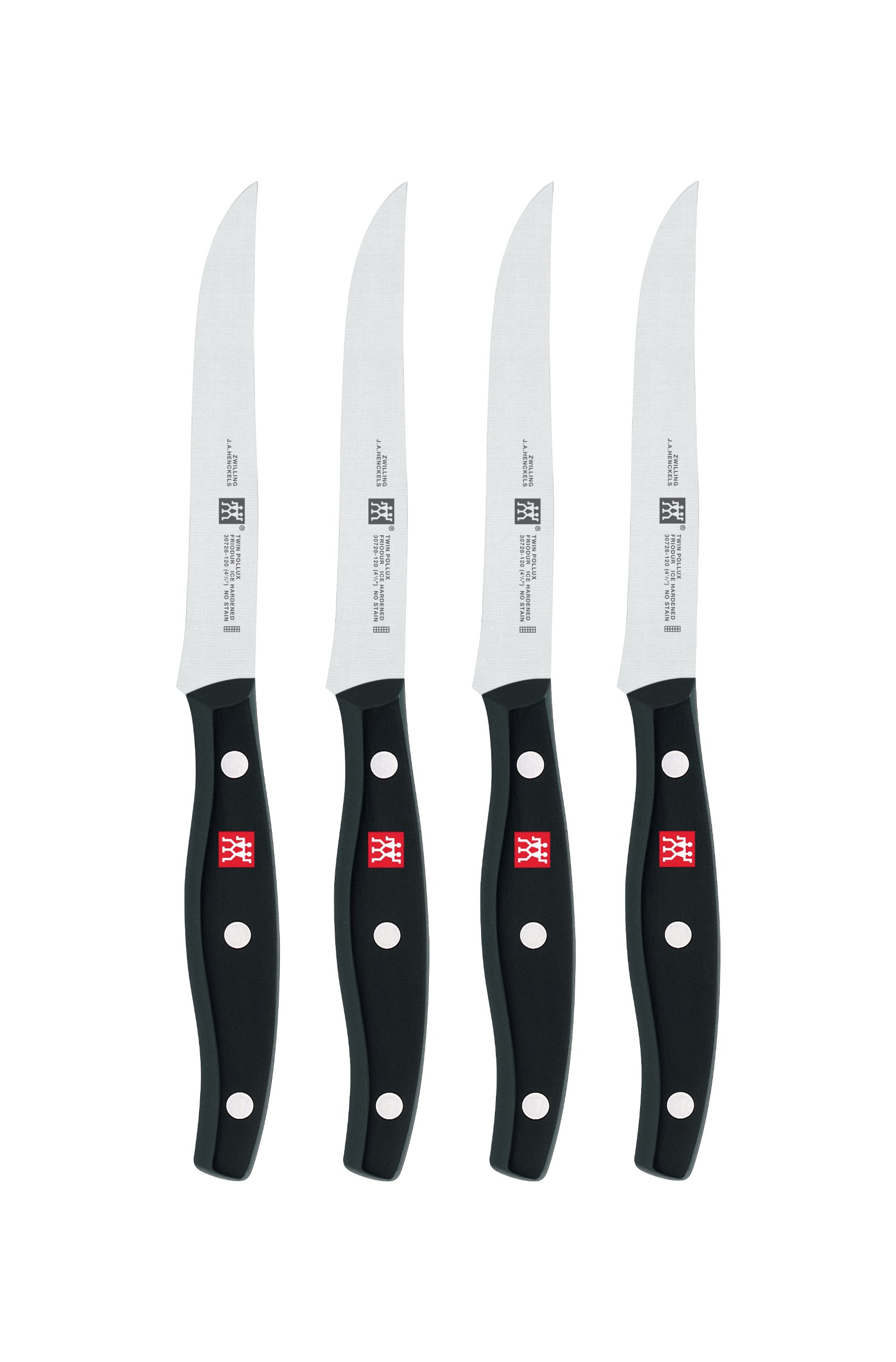 Premium 4-Piece Steak Knife Set - High-Quality Stainless Steel Blades for Perfect Cuts | Ideal for BBQ, Dinner Parties & Home Kitchen Use