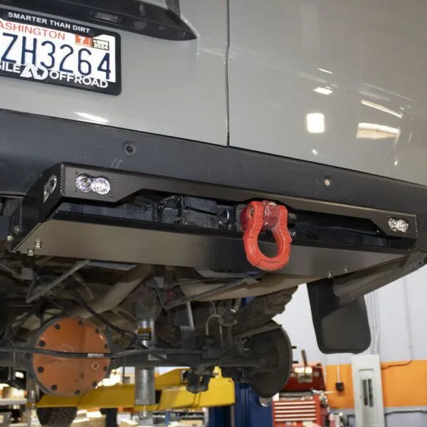 Agile Offroad StepShield Pro Hitch Step & Skid Plate for 2007-2023 Mercedes Sprinter Van - Heavy Duty Protection for Off-Road Adventures & Camping Trips