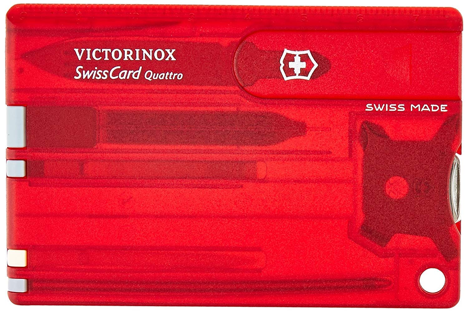Victorinox Swiss Army Multi-Tool Card - Compact Stainless Steel Pocket Tool with ABS Handle for Camping, Hiking & Everyday Carry (EDC)
