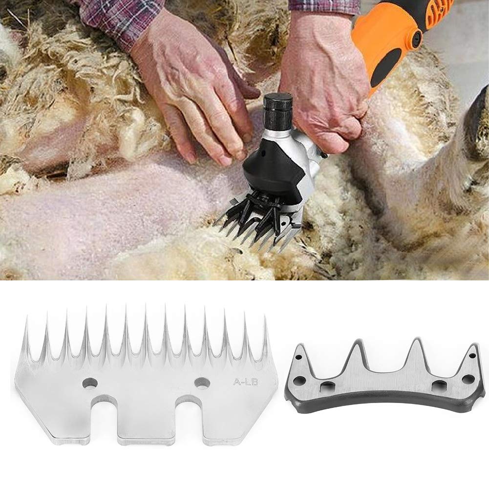 Professional Electric Sheep Shears & Goat Shears - 13 Teeth Straight Blade with Oscillating Blade for Wool Cutting, Animal Grooming & Hair Trimming - Perfect for Livestock Care, Farm Use & Pet Grooming at Home