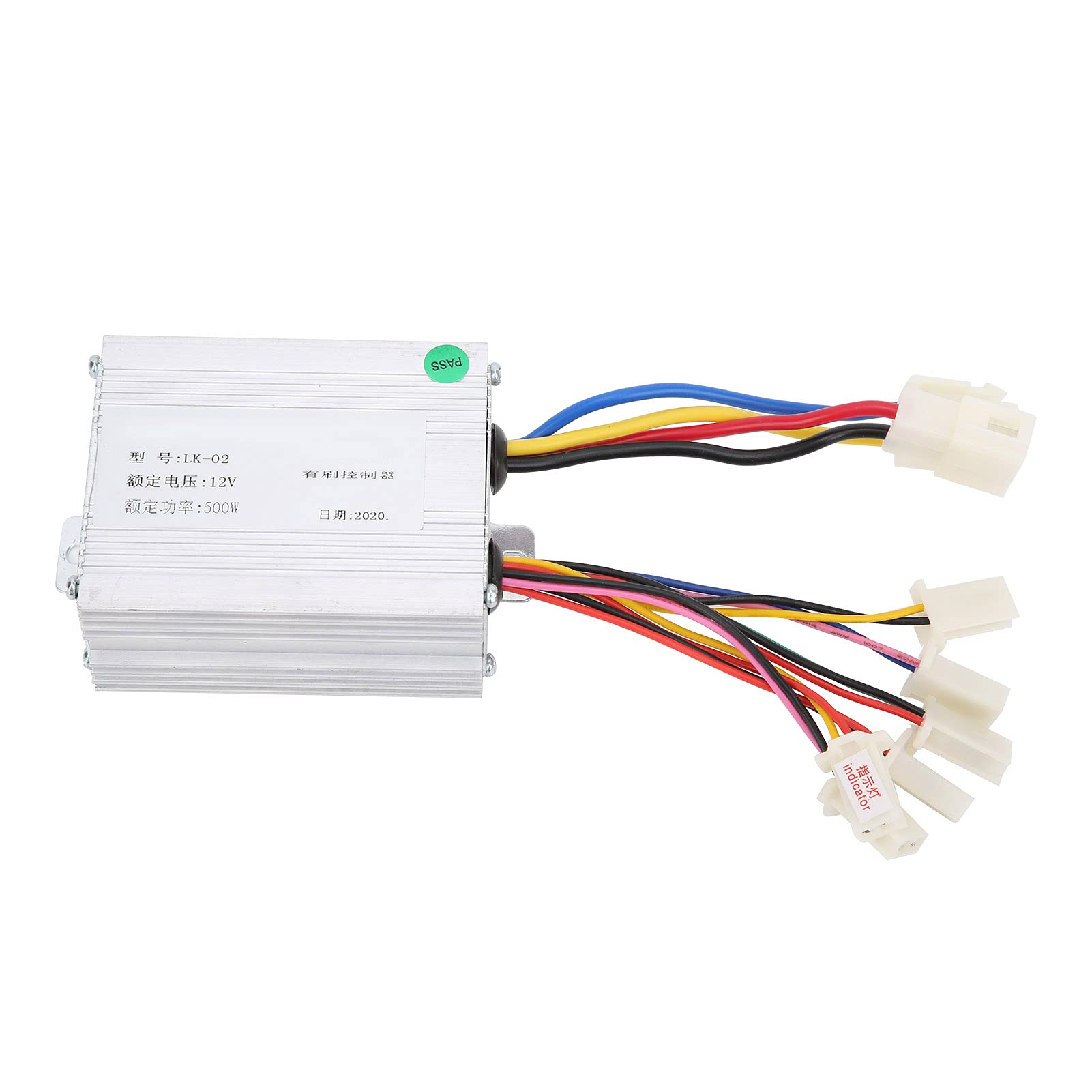 12V 500W Brushed Motor Speed Controller with Anti-Slip Throttle Grip - Compatible with Electric Tricycles, E-Bikes, and Scooters - Perfect for Commuting, Delivery, and Outdoor Adventures