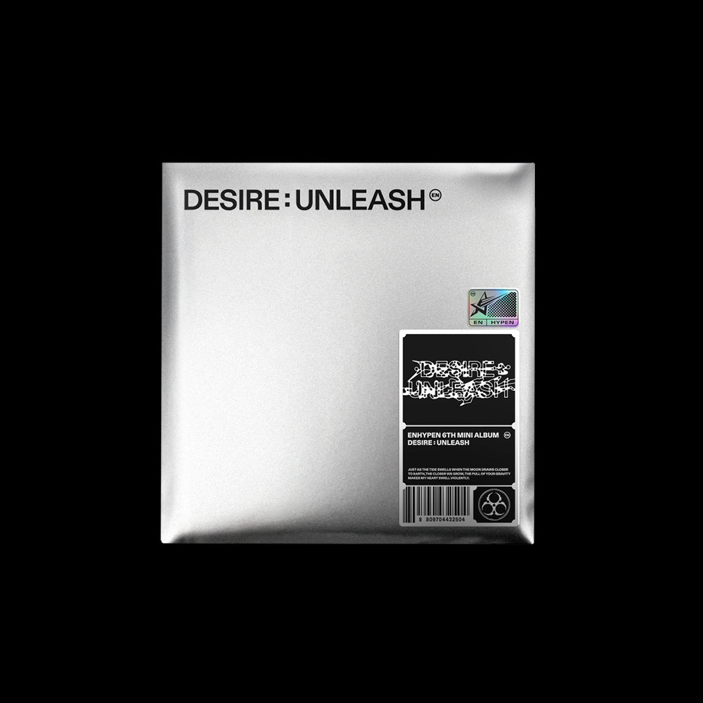 ENHYPEN 6th Mini Album 'DESIRE : UNLEASH' (ENGENE Ver.) - K-Pop Music CD for Fans, Collectors & Gift Giving
