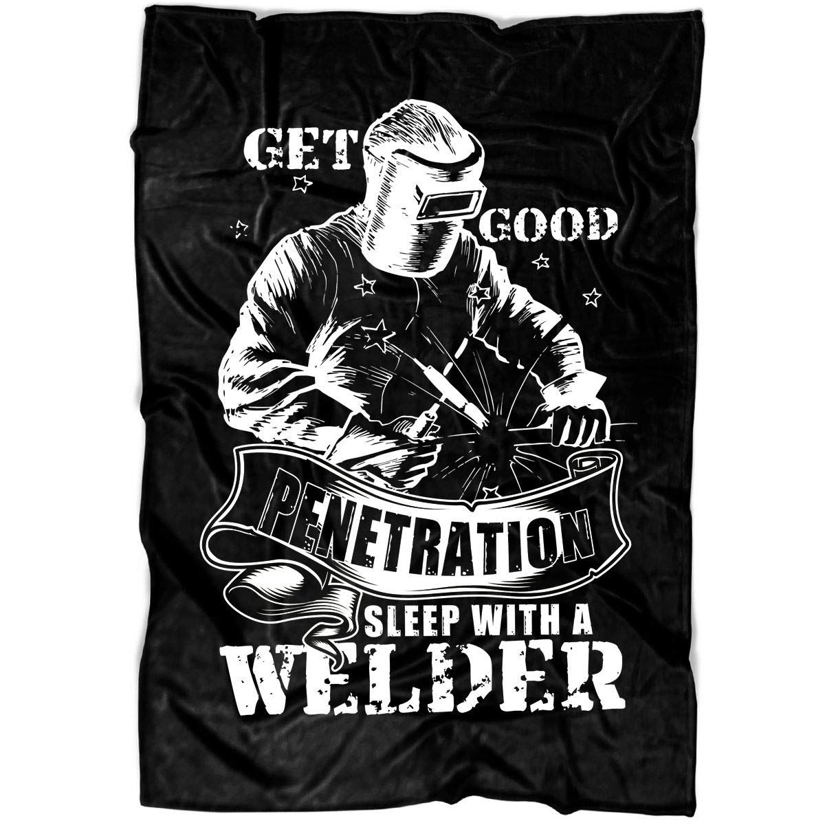 Premium Welder-Themed Soft Fleece Throw Blanket - 80