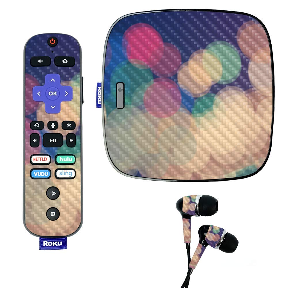 Carbon Fiber Skin for Roku Ultra - Durable Protective Cover for Home Entertainment
