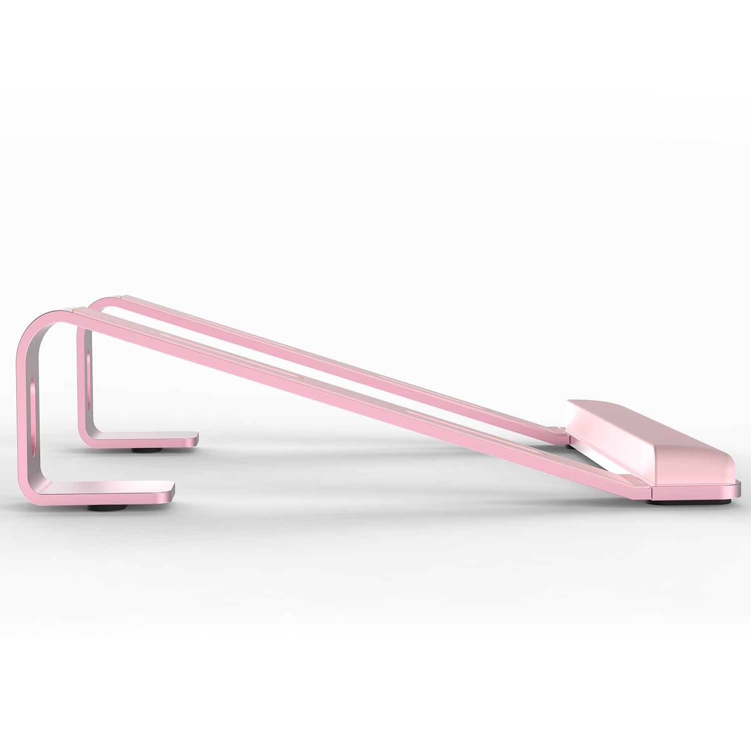 Ergonomic Laptop Stand with Wrist Rest - Adjustable Aluminum Computer Riser for MacBook Air/Pro & 10-17