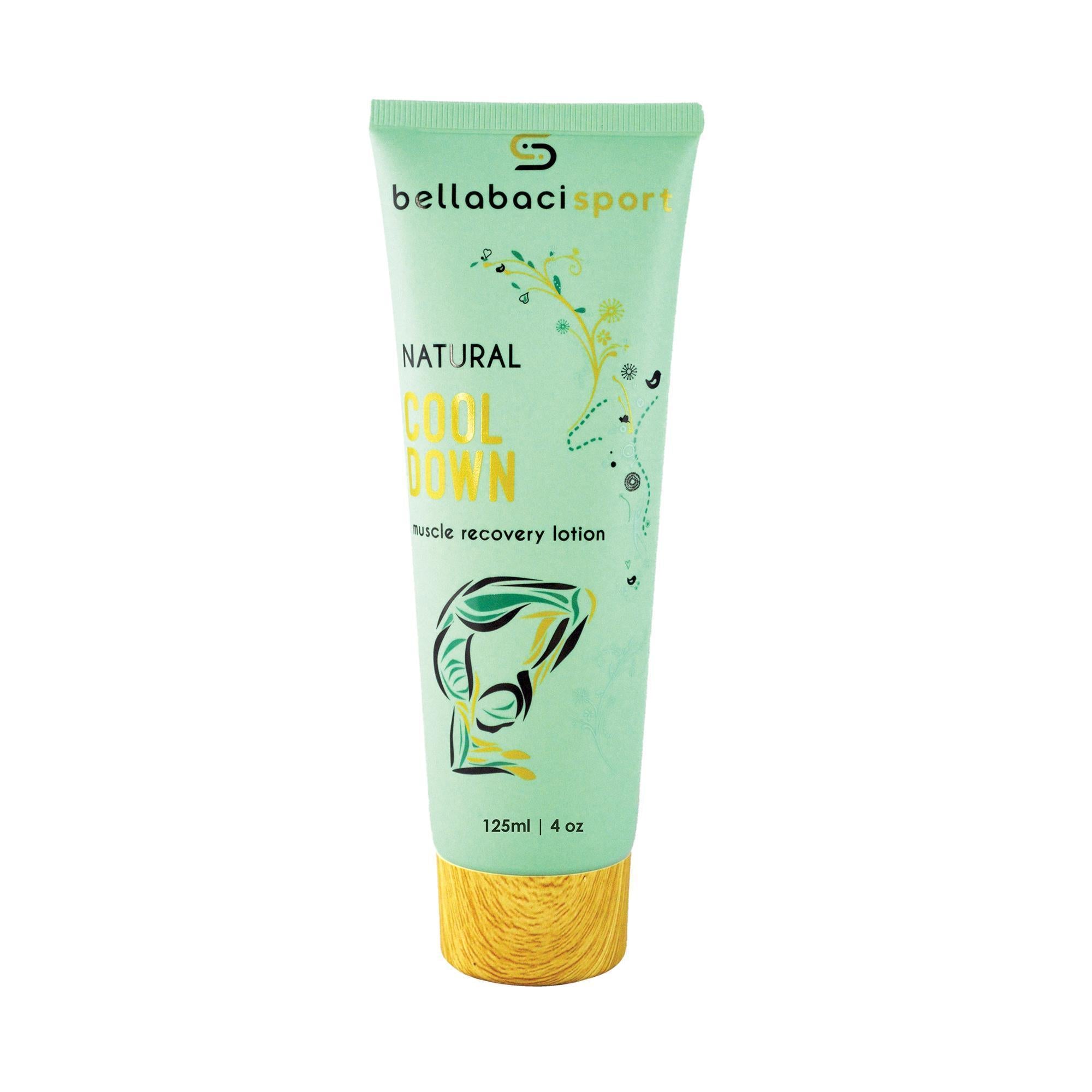 Bellabaci Sport SOS Cool Down Muscle Recovery Post Workout Lotion - 4.23 fl oz for Athletes & Gym Enthusiasts - Relieve Sore Muscles After Training & Exercise