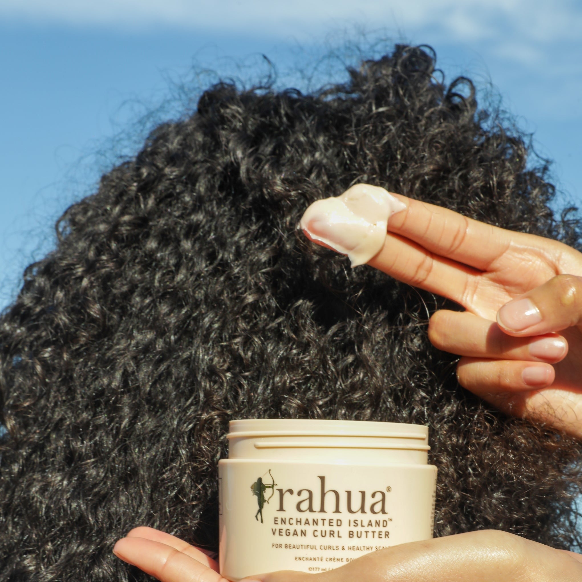 Enchanted Island Vegan Curl Butter - Organic Hair Moisturizer for Natural Curls & Coils | Perfect for Dry, Frizzy Hair Care Routine & Styling