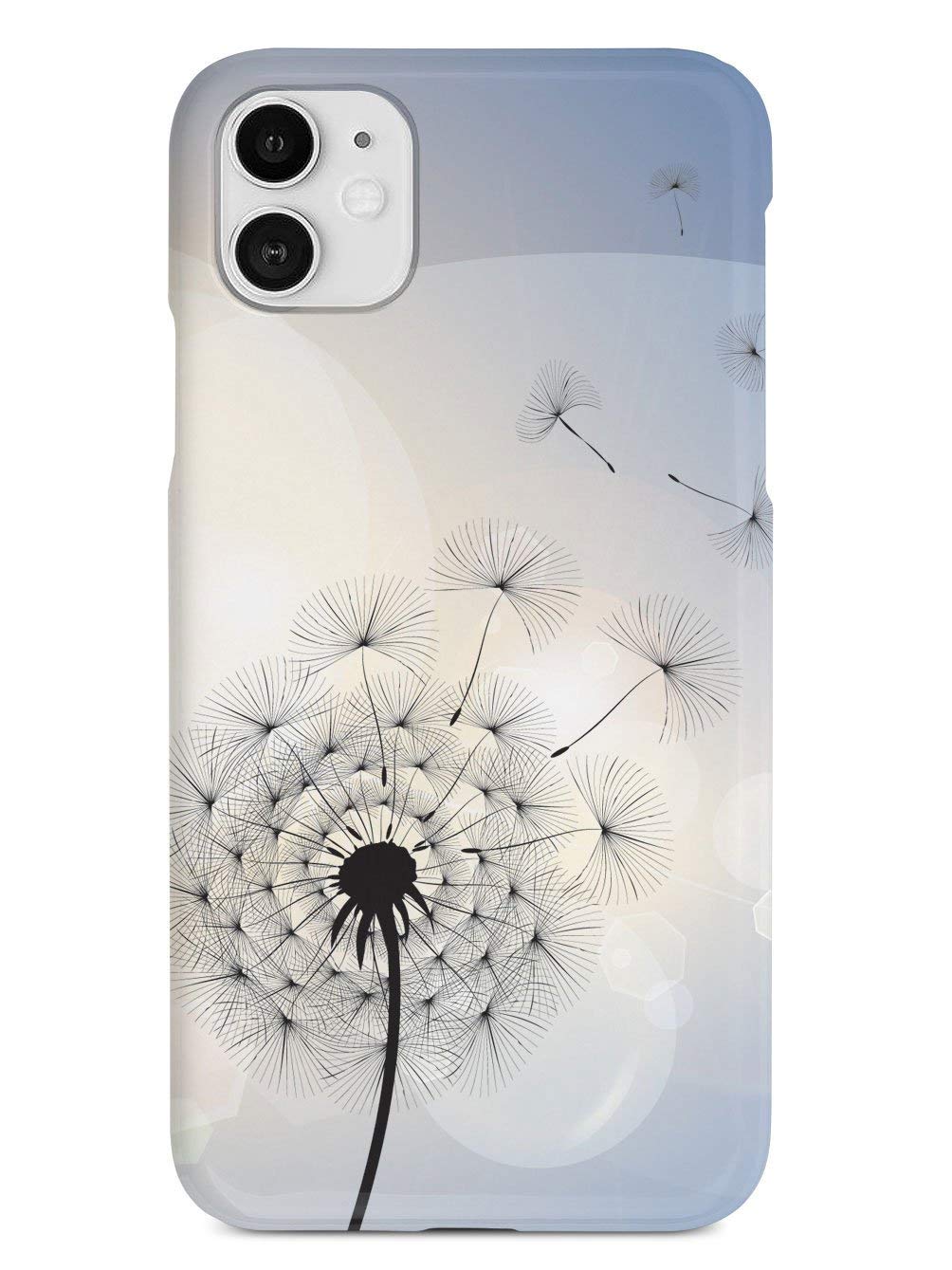 Inspired Cases - Premium 3D Textured Protective Phone Case for Apple iPhone 12 Mini - Dandelion Breeze White - Slim Fit Shockproof Cover - Perfect for Daily Use, Travel & Outdoor Activities