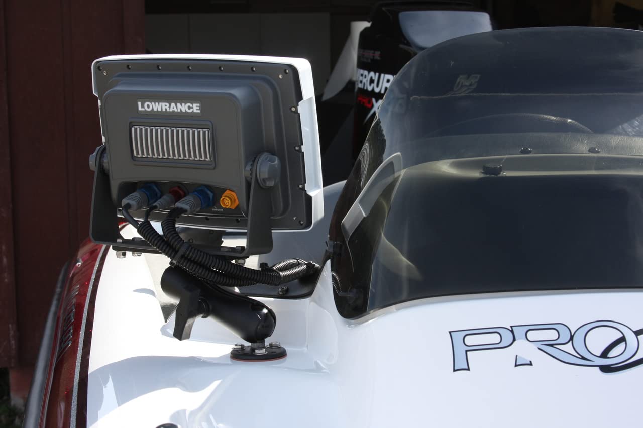 RAM Mounts RAM-111U 通用电子设备支架 - 适用于车载、摩托车、自行车及办公桌的稳固安装解决方案