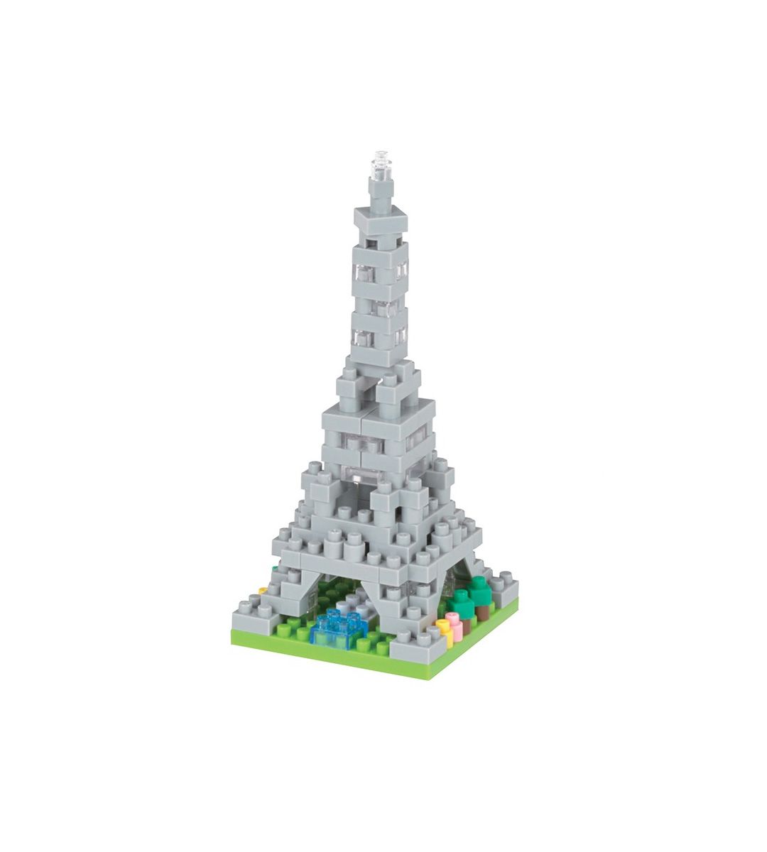 Nanoblock NBC 339 Eiffel Tower Building Set - Miniature Paris Landmark Model Kit for Adults & Kids - Perfect for Home Decor, Office Display & Educational STEM Toy