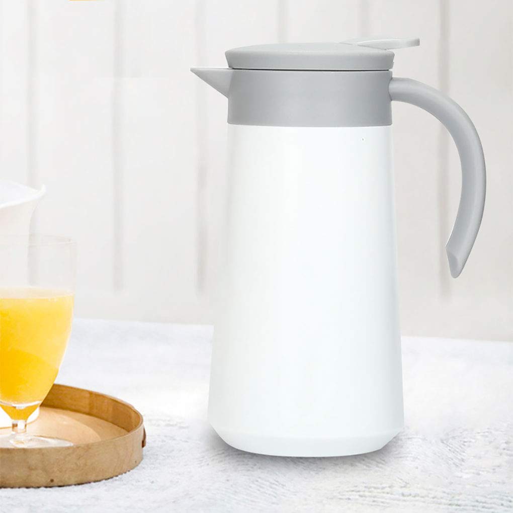 Vacuum Insulated Coffee Carafe - 27oz Stainless Steel Tea Pot for Coffee, Milk & Tea - Perfect for Home & Office