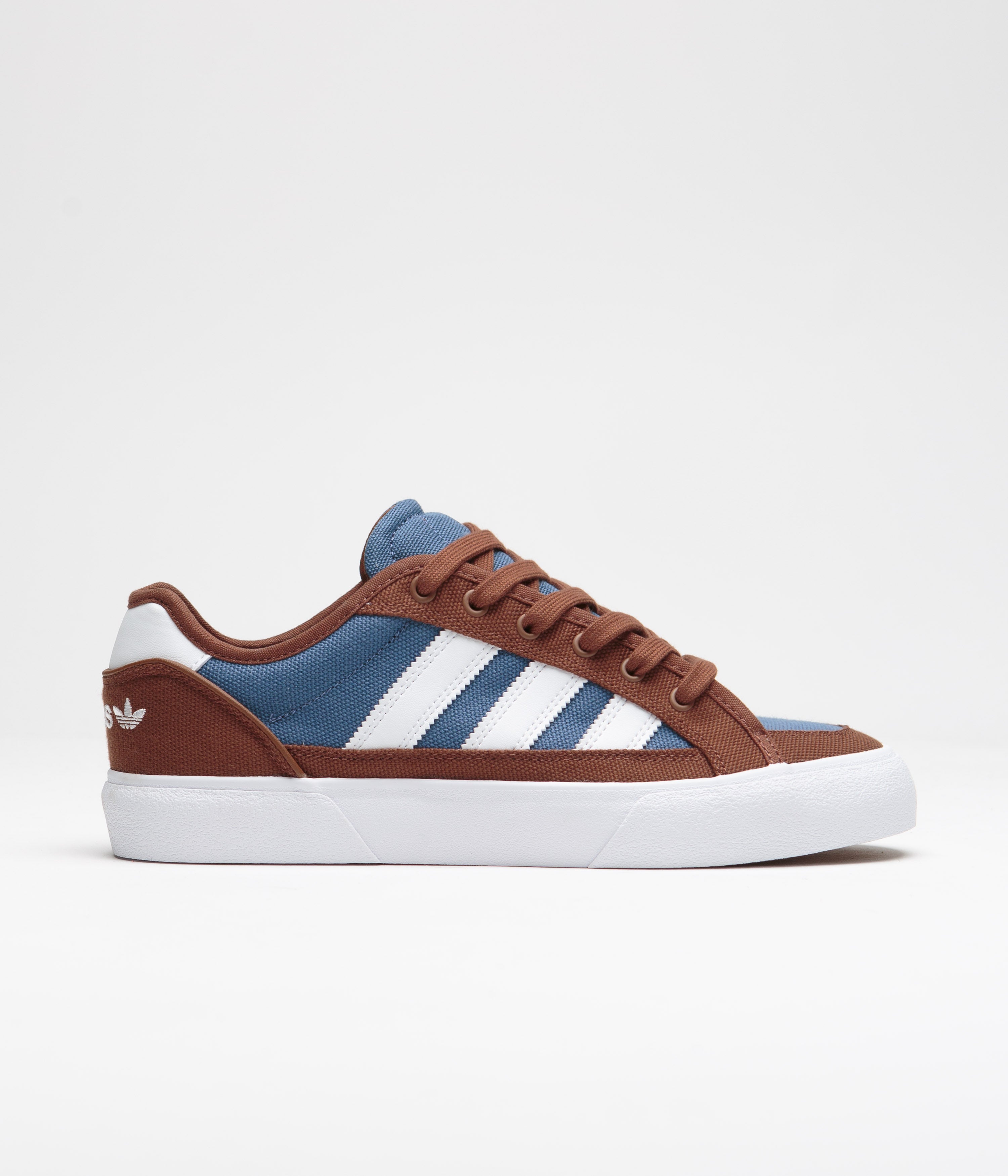 Adidas Court TNS Premiere Shoes for Men - Brown/FTWR White/Crew Blue - Tennis & Casual Sneakers for Everyday Wear